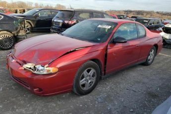 2G1WW12E259270327 | 2005 Chevrolet monte carlo ls