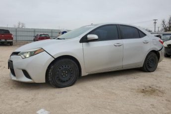 2T1BURHE8EC081697 | 2014 Toyota corolla l