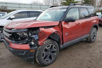 3FMCR9C68NRD90873 | 2022 Ford bronco sport outer banks