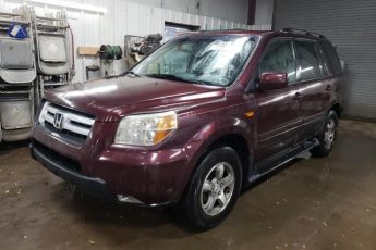 5FNYF28537B017836 | 2007 Honda pilot exl