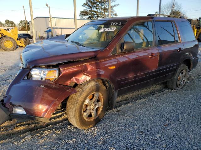 5FNYF28577B043842 | 2007 Honda pilot exl