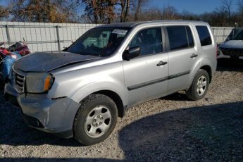 5FNYF3H28EB015654 | 2014 Honda pilot lx