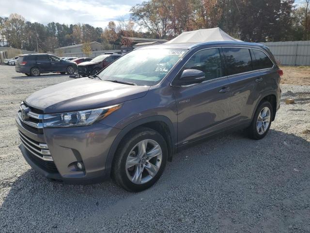 5TDDGRFH8KS060039 | 2019 Toyota highlander hybrid limited