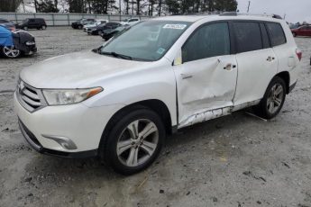 5TDDK3EH2CS142380 | 2012 Toyota highlander limited