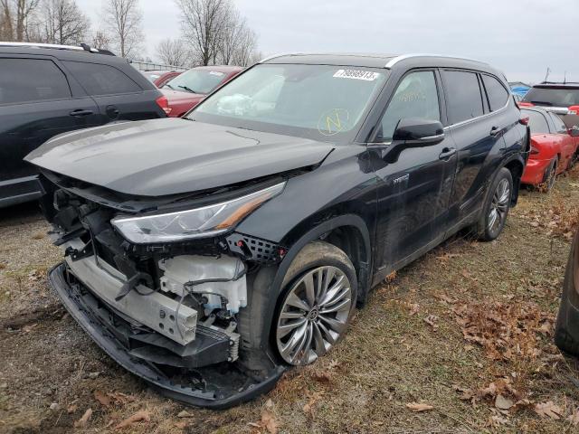 5TDEBRCH8MS028539 | 2021 Toyota highlander hybrid platinum