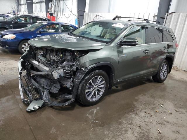 5TDJGRFH7KS057958 | 2019 Toyota highlander hybrid