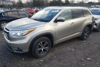 5TDJKRFH2GS325823 | 2016 Toyota highlander xle