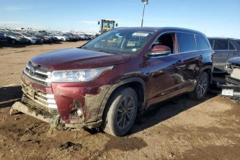 5TDJZRFH5JS903321 | 2018 Toyota highlander se