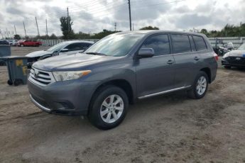 5TDZK3EH2DS124954 | 2013 Toyota highlander base