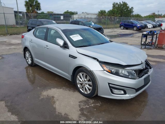 JKBZXVB17JA000259 | 2015 KIA optima ex