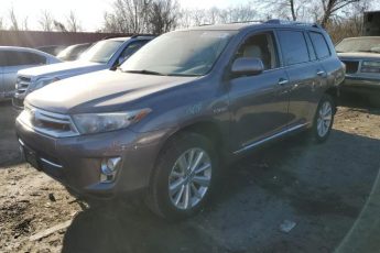 JTEDC3EH2D2018997 | 2013 Toyota highlander hybrid limited