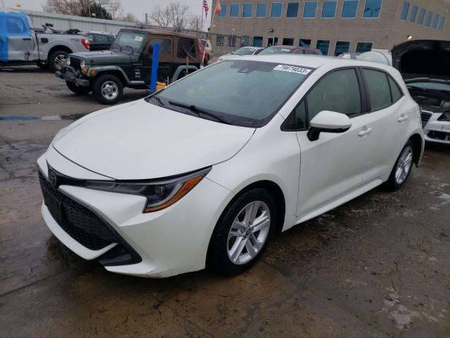 JTNK4RBEXK3053344 | 2019 TOYOTA COROLLA SE