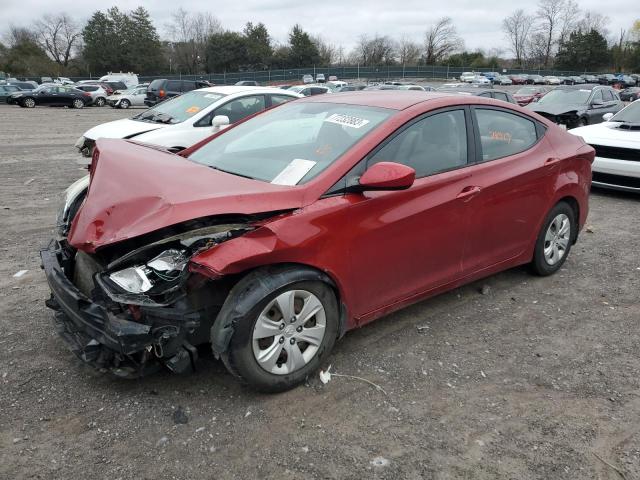 KMHDH4AE4GU623504 | 2016 Hyundai elantra se