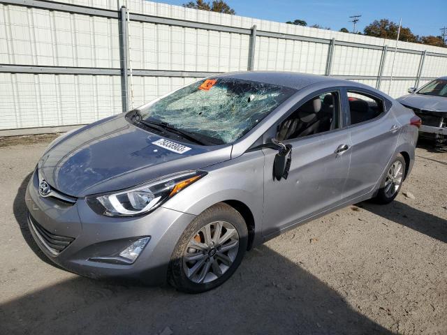 KMHDH4AEXEU093259 | 2014 Hyundai elantra se