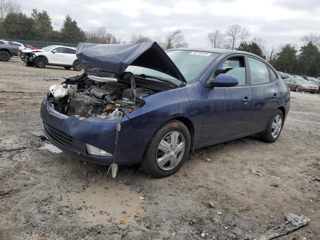 KMHDU4ADXAU874893 | 2010 Hyundai elantra blue