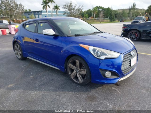 KMHTC6AE1DU118926 | 2013 Hyundai veloster turbo w/black