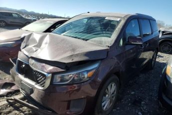 KNDMB5C1XG6089418 | 2016 KIA sedona lx