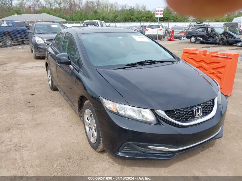 19XFB2F84DE075696 | 2013 HONDA CIVIC