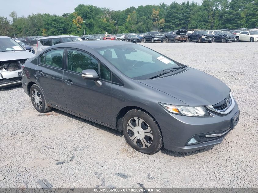 19XFB4F23DE204163 | 2013 HONDA CIVIC HYBRID