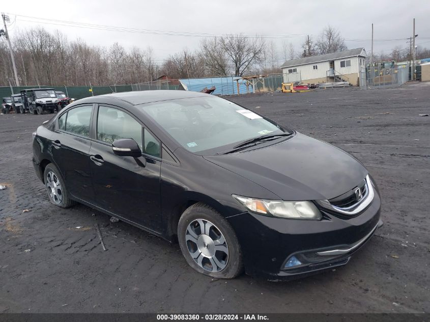 19XFB4F39DE200210 | 2013 HONDA CIVIC HYBRID