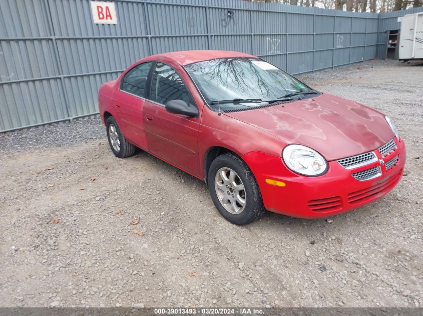 1B3ES56C65D242873 | 2005 DODGE NEON