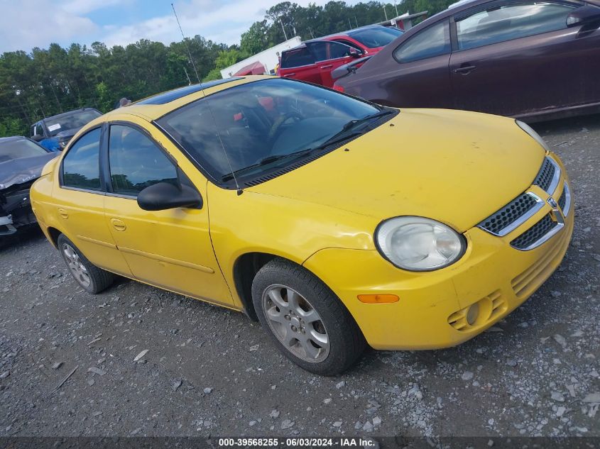 1B3ES56C74D617295 | 2004 DODGE NEON