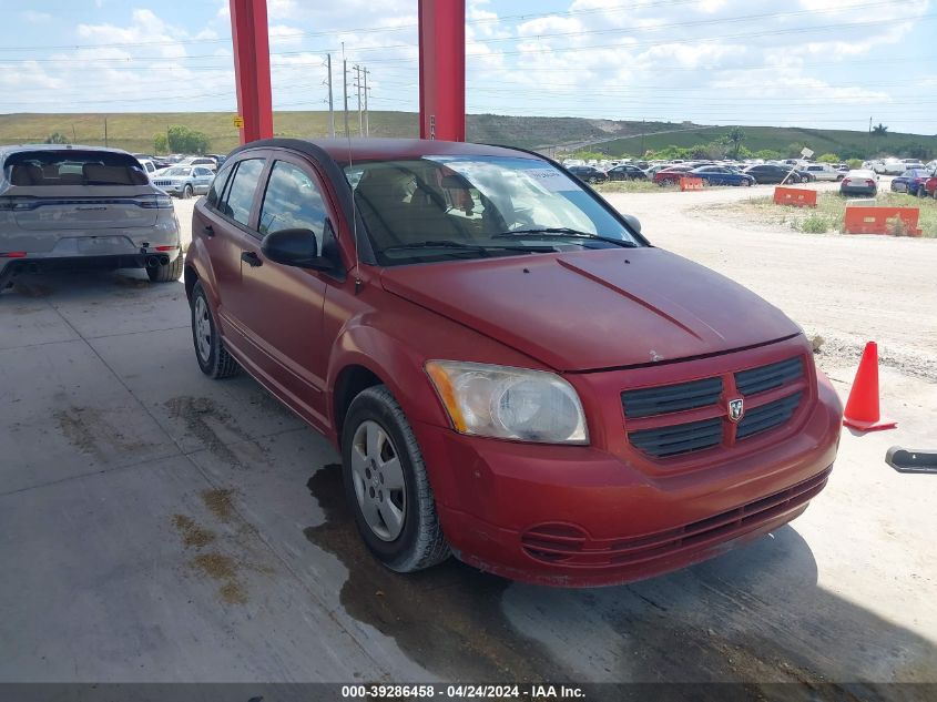 1B3HB28B27D182531 | 2007 DODGE CALIBER