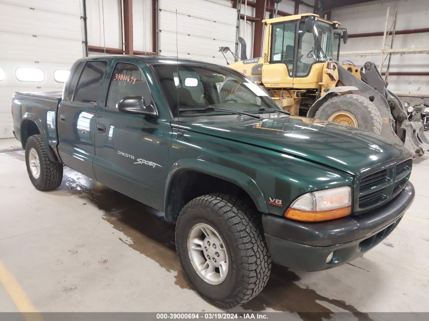 1B7GG2AN8YS764985 | 2000 DODGE DAKOTA