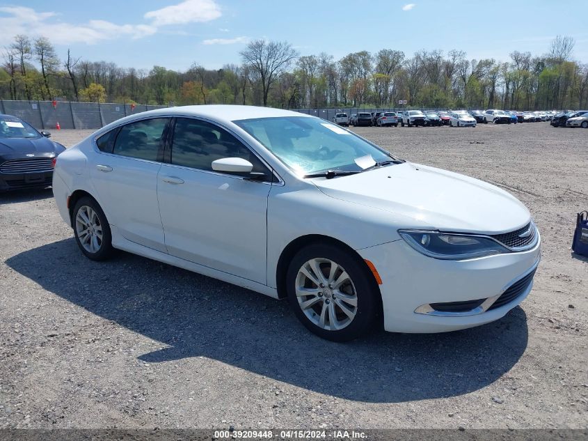 1C3CCCABXGN164301 | 2016 CHRYSLER 200