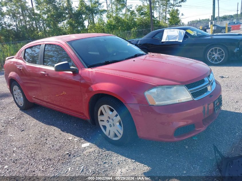 1C3CDZAB1EN126744 | 2014 DODGE AVENGER