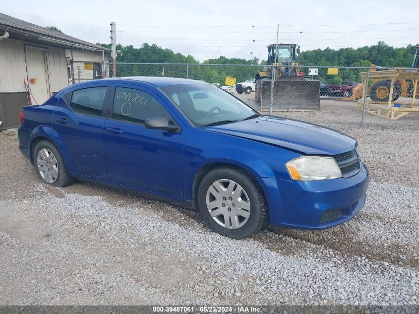 1C3CDZAB3EN115891 | 2014 DODGE AVENGER