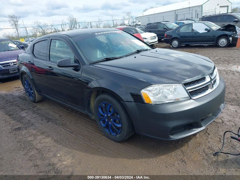 1C3CDZAB8DN628651 | 2013 DODGE AVENGER