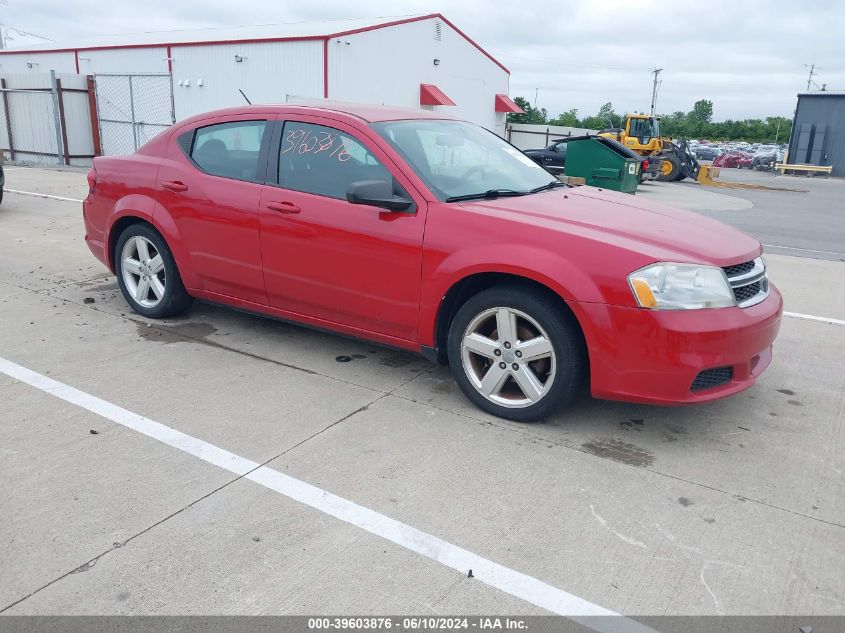 1C3CDZAB9DN534374 | 2013 DODGE AVENGER