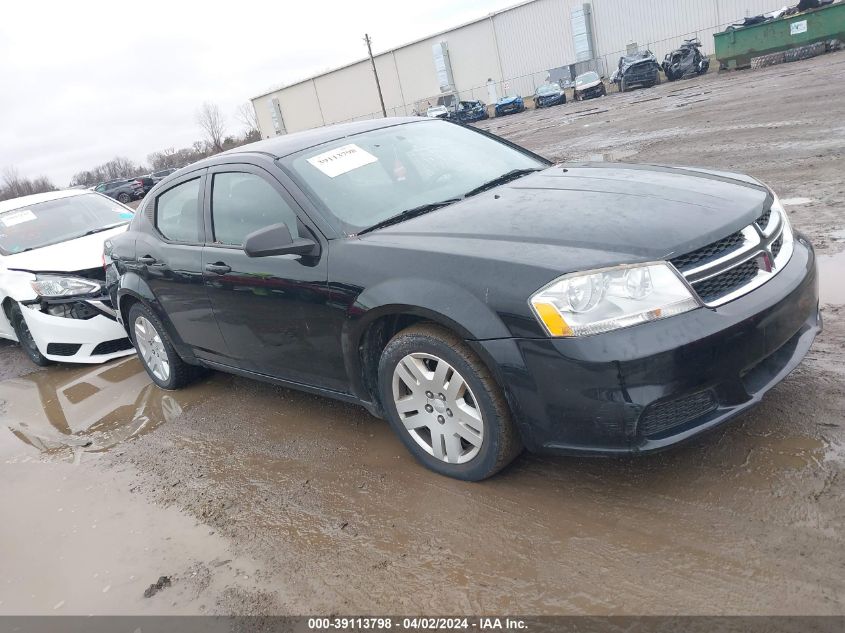 1C3CDZAB9DN631509 | 2013 DODGE AVENGER