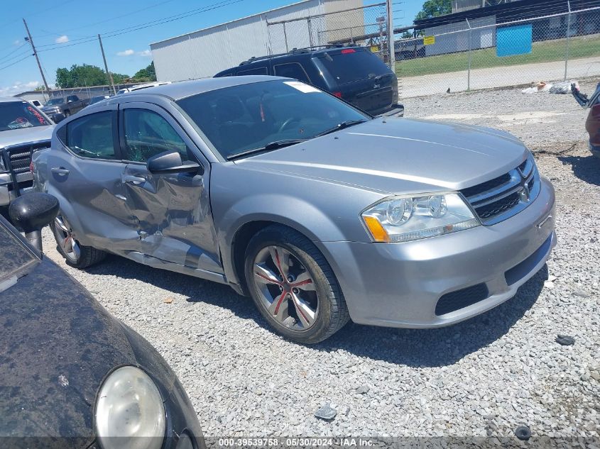 1C3CDZABXDN565665 | 2013 DODGE AVENGER