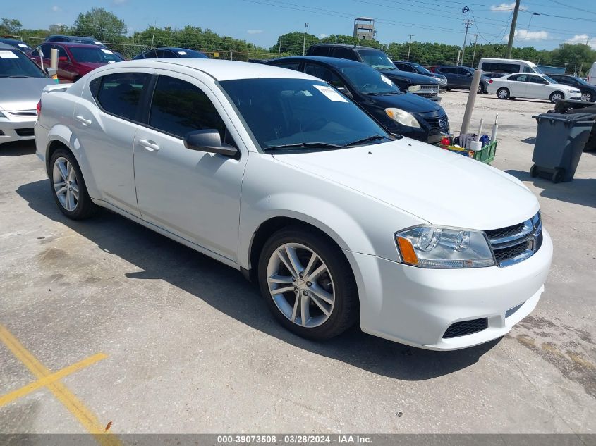 1C3CDZAG1CN255852 | 2012 DODGE AVENGER