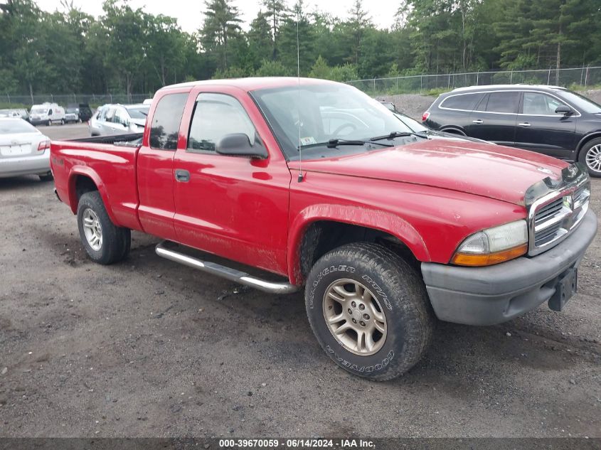 1D7HG12K64S596332 | 2004 DODGE DAKOTA