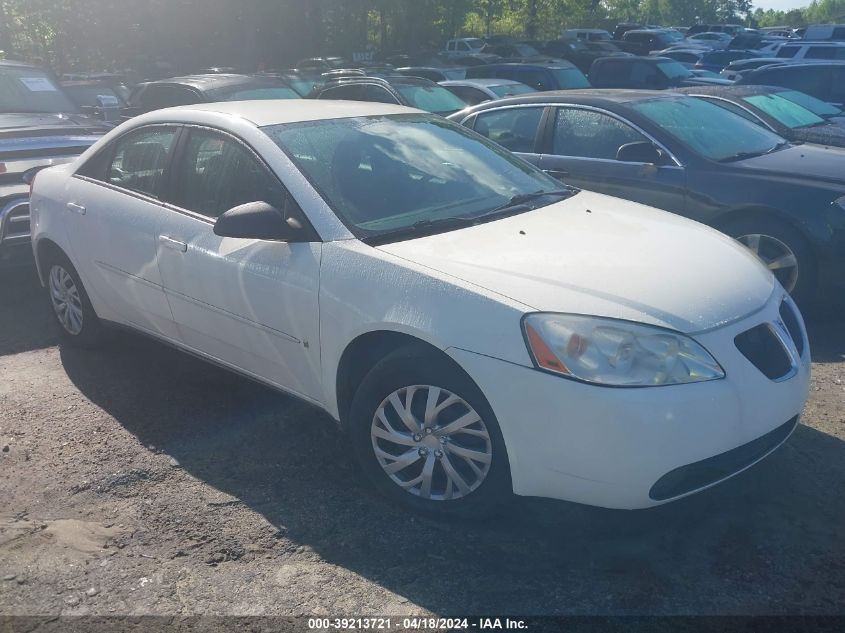 1G2ZF58B274253093 | 2007 PONTIAC G6