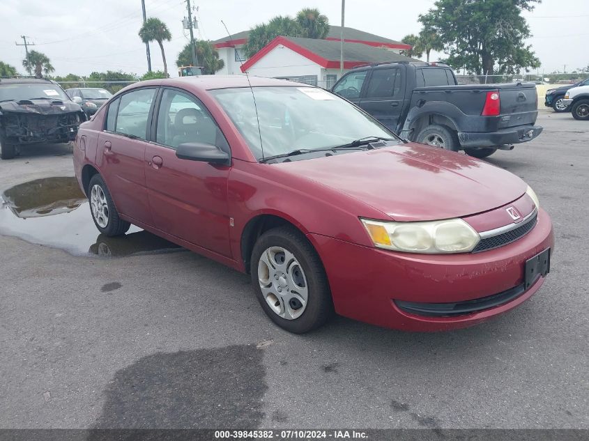 1G8AJ52F74Z168598 | 2004 SATURN ION