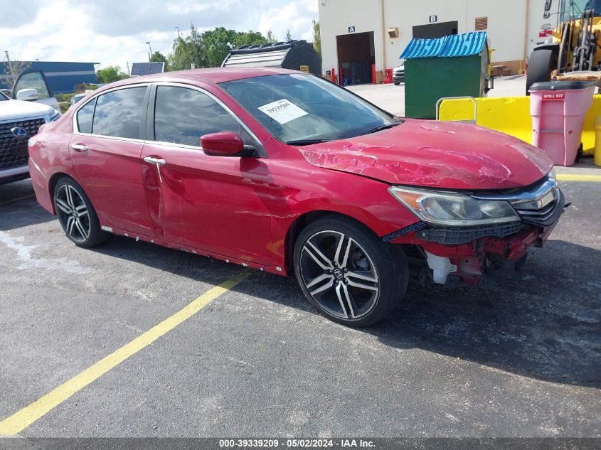 1HGCR2F19HA218654 | 2017 HONDA ACCORD