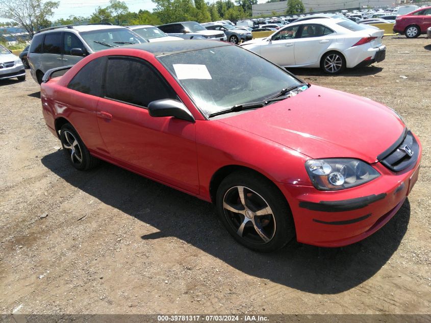 1HGEM22522L069824 | 2002 HONDA CIVIC