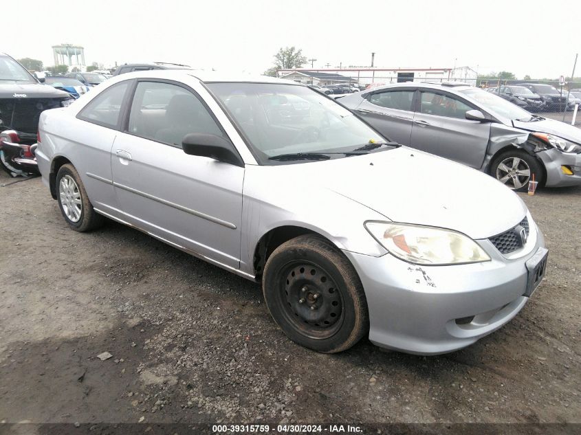 1HGEM22544L011104 | 2004 HONDA CIVIC