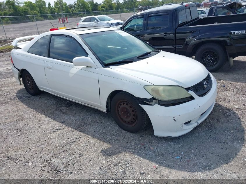 1HGEM22915L001411 | 2005 HONDA CIVIC