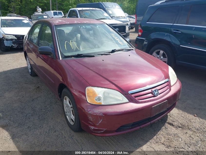 1HGES15582L076434 | 2002 HONDA CIVIC