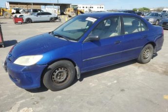 1HGES16335L015266 | 2005 Honda civic dx vp