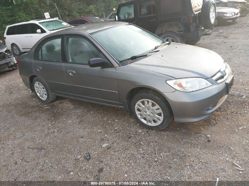 1HGES16514L019610 | 2004 HONDA CIVIC