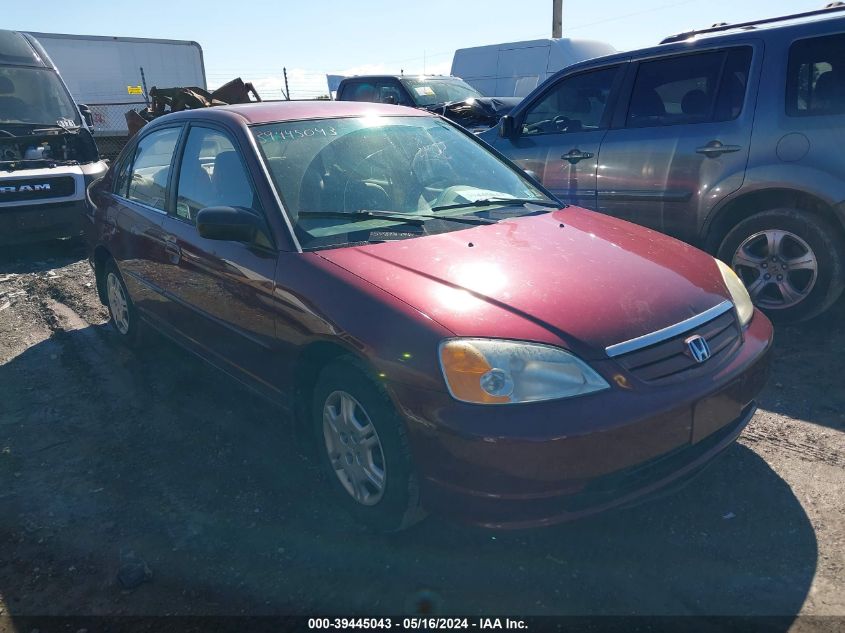 1HGES16532L030637 | 2002 HONDA CIVIC