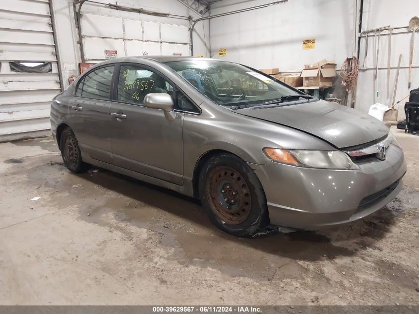 1HGFA16536L141296 | 2006 HONDA CIVIC