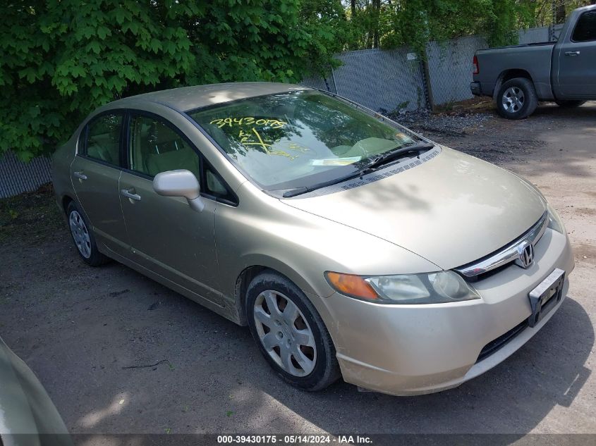 1HGFA16547L081515 | 2007 HONDA CIVIC