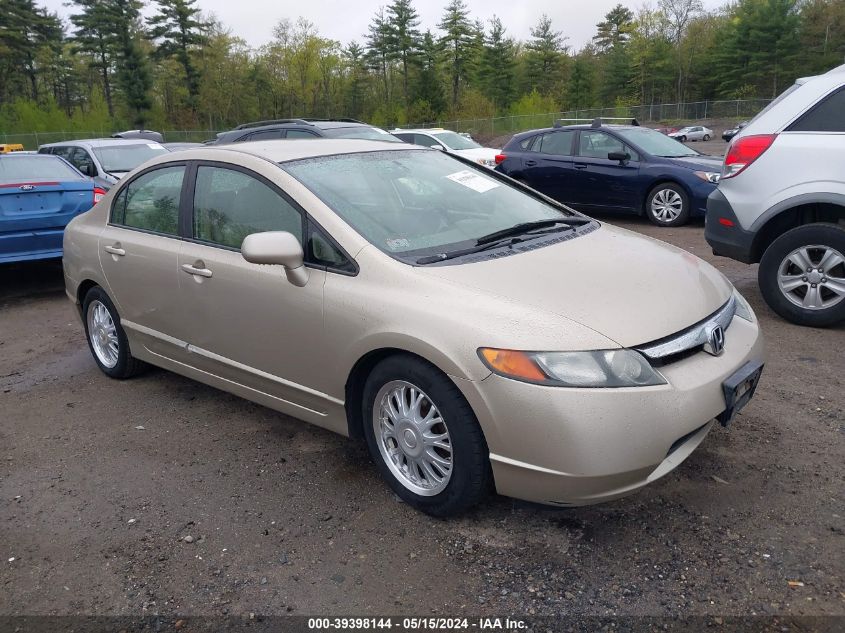 1HGFA16568L068704 | 2008 HONDA CIVIC